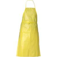 Tablier de protection contre la vaporisation de produits chimiques A70 KLEENGUARD, Poly&eacute;thyl&egrave;ne, 44" lo x 29" la, Jaune OCP Construction Supplies