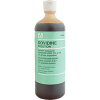 Proviodine Topical Treatment, Liquid, Antiseptic OCP Construction Supplies
