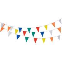 Cordon de fanions, 60' lo, Multicolore OCP Construction Supplies