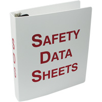 Plastic Safety Data Sheet Binder OCP Construction Supplies