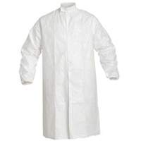 Lab Coat, Tyvek&reg; IsoClean&reg;, White, Small OCP Construction Supplies