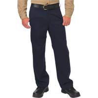Pantalon de travail de protection contre l'arc &eacute;lectrique, 28, x 36, Bleu marin, 12,4 cal/cm2 OCP Construction Supplies