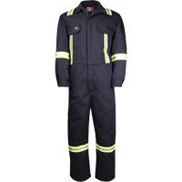 Westex UltraSoft&reg; Deluxe Coveralls with Reflective Material, Size 36, Navy Blue, 8.7 cal/cm² OCP Construction Supplies