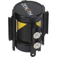 Magnetic Tape Cassette for Build-Your-Own Crowd Control Barrier, 7', Black and Yellow Tape OCP Construction Supplies