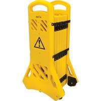Barri&egrave;re mobile portative, 40" h x 13' lo, Jaune OCP Construction Supplies