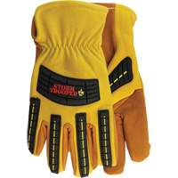 5782 Storm Trooper Gloves, Large, Cowhide Palm, Slip-On Cuff OCP Construction Supplies