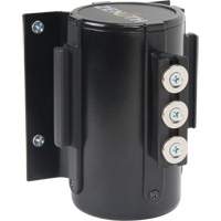 Wall Mount Barrier with Magnetic Tape, Steel, Screw Mount, 12', Black Tape OCP Construction Supplies