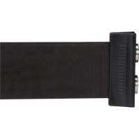 Wall Mount Barrier with Magnetic Tape, Steel, Screw Mount, 7', Black Tape OCP Construction Supplies