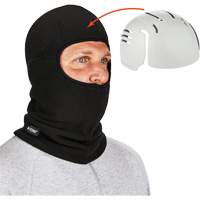 N-Ferno&reg; Zippered Balaclava Face Mask with Bump Cap Insert, Fleece/Polyester, Black OCP Construction Supplies