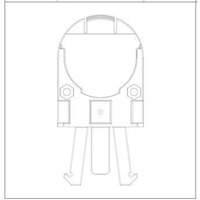 Adaptateur de casque de s&eacute;curit&eacute; pour serre-t&ecirc;tes VeriShield de Howard Leight OCP Construction Supplies