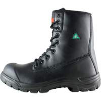 Storm Work Boots, Leather, Steel Toe, Size 7, Impermeable OCP Construction Supplies