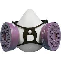 Comfort-Air&reg; 400Nx Black Half Mask without Exhalation Valve P100 Kit, Elastomer/Rubber, Small/Medium OCP Construction Supplies