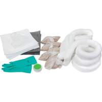 Trousse d'&eacute;quipement de lutte contre les d&eacute;versements, Huile seulement/Universel, Overpack, Absorbance de 20 gal. US OCP Construction Supplies