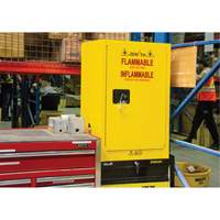 Armoire de rangement pour a&eacute;rosols inflammables, 12 gal., 1 Porte(s), 23" La x 35" h x 18" p OCP Construction Supplies