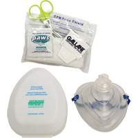 CPR Pocket Face Mask & Accessories Kit, Reusable Mask, Class 2 OCP Construction Supplies