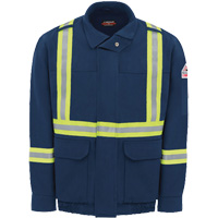 Blouson aviateur doubl&eacute; pour hommes avec garniture r&eacute;fl&eacute;chissante, Petit, Bleu marin, 29 cal/cm² OCP Construction Supplies