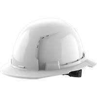 Casque de s&eacute;curit&eacute; &agrave; bord complet, R&eacute;pond aux normes CSA type 1, Suspension Rochet, Ventil&eacute; OCP Construction Supplies