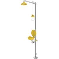 Douche durgence et douche oculaire combin&eacute;es, Socle OCP Construction Supplies