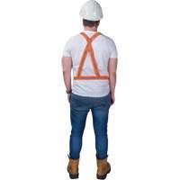 Traffic Harness, High Visibility Orange, Silver Reflective Colour, Medium OCP Construction Supplies