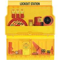 Premier Valve & Electrical Deluxe Lockout Station, None Padlocks, 32 Padlock Capacity, Padlocks Not Included OCP Construction Supplies