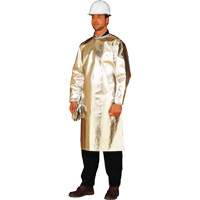 ALM 300 Long Heat Protective Apron/Smock, 48" L, Aluminized Fibreglass OCP Construction Supplies