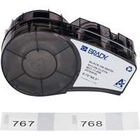 Aggressive Adhesive Multi-Purpose Labels with Ribbon, Black OCP Construction Supplies
