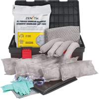 Trousses contre les d&eacute;versements dans une boîte &agrave; outils, Universel, Bac, Absorbance de 31 gal. US OCP Construction Supplies