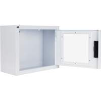 Armoire compacte standard pour DEA avec alarme, Philips/Defibtech/Heartsine Pour, Non m&eacute;dical OCP Construction Supplies