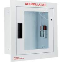 Grande armoire enti&egrave;rement encastr&eacute;e avec alarme, Zoll AED Plus/Zoll AED 3/Cardio-Science/Physio-Control Pour, Non m&eacute;dical OCP Construction Supplies
