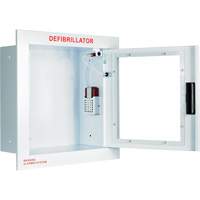 Grande armoire enti&egrave;rement encastr&eacute;e avec alarme, Zoll AED Plus/Zoll AED 3/Cardio-Science/Physio-Control Pour, Non m&eacute;dical OCP Construction Supplies