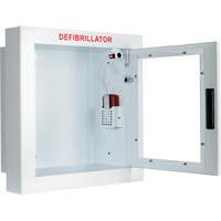 Grande armoire semi-encastr&eacute;e avec alarme, Zoll AED Plus/Zoll AED 3/Cardio-Science/Physio-Control Pour, Non m&eacute;dical OCP Construction Supplies