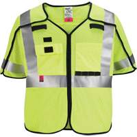 Gilet de s&eacute;curit&eacute; &agrave; maille d&eacute;tachable, Noir/Jaune lime haute visibilit&eacute;, Moyen/Petit OCP Construction Supplies