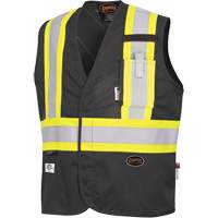 7729 Veste r&eacute;sistante aux arcs &eacute;lectriques FR-Tech, Petit, Noir, 10 cal/cm² OCP Construction Supplies
