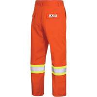 7763 FR-Tech&reg; 88/12 Arc Rated High-Visibility Safety Pants, 30, x 30, High Visibility Orange, 9.7 cal/cm² OCP Construction Supplies