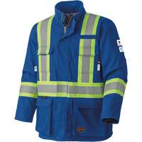 5523 Flame-Resistant Safety Parka, Small, Royal Blue, 58 cal/cm² OCP Construction Supplies