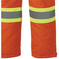 5534A Flame-Resistant Quilted Safety Overalls, Small, Orange OCP Construction Supplies