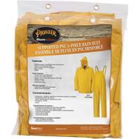 577 3-Piece Rain Suit, Polyester/PVC, 6X-Large, Yellow OCP Construction Supplies
