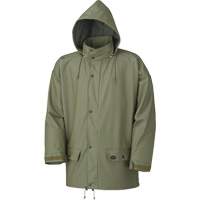 D7000 Stretch Rain Jacket, Polyurethane, X-Small, Green OCP Construction Supplies