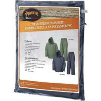 583 Rain Suit, Polyester/PVC, Small, Green OCP Construction Supplies
