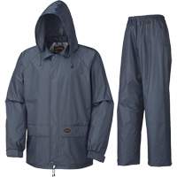 883 Rain Suit, Polyester/PVC, Small, Navy Blue OCP Construction Supplies