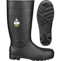 1022 Safety Boots, PVC, Steel Toe, Size 10, Puncture Resistant Sole OCP Construction Supplies