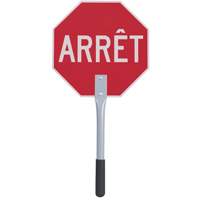 Traffic Stop/Slow Paddle - French OCP Construction Supplies