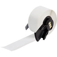 Multi-Purpose Label Tape, Vinyl, White, 1" Width OCP Construction Supplies