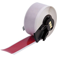 Multi-Purpose Label Tape, Vinyl, Red, 1" Width OCP Construction Supplies