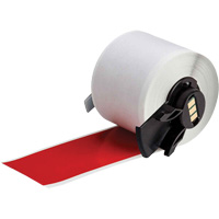 Multi-Purpose Label Tape, Vinyl, Red, 1.9" Width OCP Construction Supplies