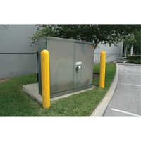 Ultra-Post Protector, 4" dia. x 52" l, Jaune OCP Construction Supplies
