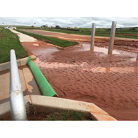 Green Ultra-Silt Dike&reg;, 7' L x 5' W OCP Construction Supplies