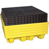 4-Drum Nestable Ultra-Spill Pallet&reg;, 66 US gal. Spill Capacity, 51" x 51" x 10" OCP Construction Supplies