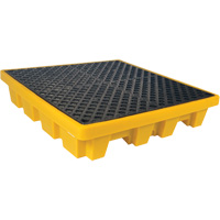 4-Drum Nestable Ultra-Spill Pallet&reg;, 66 US gal. Spill Capacity, 51" x 51" x 10" OCP Construction Supplies