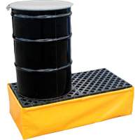 2-Drum Flexible Ultra-Spill Pallet&reg;, 66 US gal. Spill Capacity, 48" x 24" x 14" OCP Construction Supplies